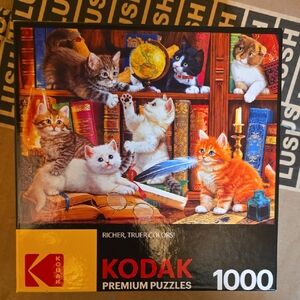 Kodak Premium Puzzle with Colorful Cats